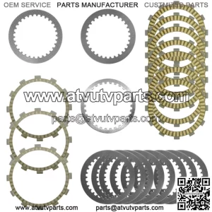 Clutch Friction Steel Plates Kit for Yamaha FJR1300A FJR130ES  FJR1300P 2016-23