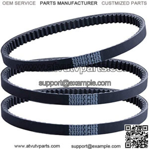 3 Pcs Go Kart Drive Belt 203591 Q4302W 30 Series Compatible with Yerf Dog Q430203W Q43103W Q43203W Manco Carter 5.56.5Kartco 7655 Rotary 12-10052 Belt Replace 3203 3002 Go Kart