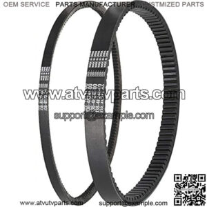 10L0L Golf Cart Drive Belt W/Sarter Generator Belt for Yamaha G2-G29 Drive Gas 4 Cycle Models J55-G6241-00,J38-81173-00
