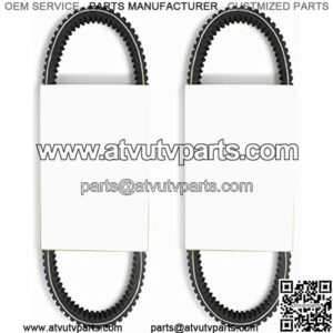 Heavy Duty Drive Belt Compatible with 422280360 and 715000302 for Select Outlander, Renegade, and Commander ATVs (2-Pack)