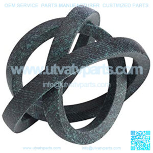 Replacement Deck Belt Made with Kevlar 1/2" X77.5" Compatible with Cub Cadet/Massey Ferguson/MTD/Rover 754-04062 954-04062 C76GF C79GF CLT38G LT-1700 LT3800 LT3812 LT538G