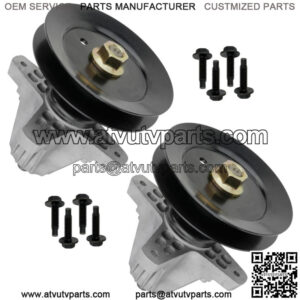 2 Spindle Assembly With Pulley 54" Deck For Cub Cadet S54 S54Kh S54Kw