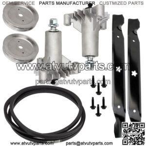 2 Deck Spindle Blade Belt Pulley for Husqvarna YTKH1542 YTKH1542 XP 42" Deck