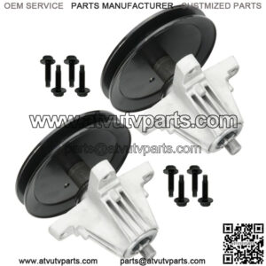 2 Spindle Assembly for MTD Lt46 LX46 46" Deck 918-06977A 618-06977 618-06977A