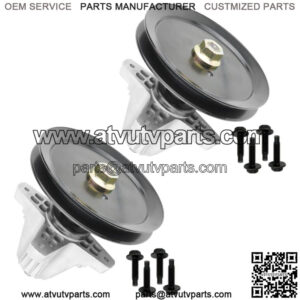 2 Spindle Assembly Pulley Bolt For Troy Bilt MTD 618-05078 918-05078 918-0507A