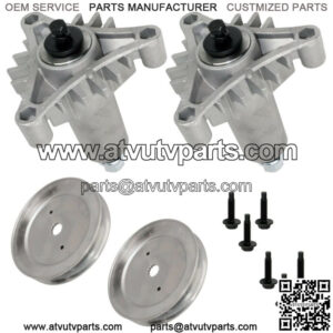 2 Spindle Assembly Pulley For Husqvarna CT130 CTH130 Cth 150 2642 Cz3815 Cz4217