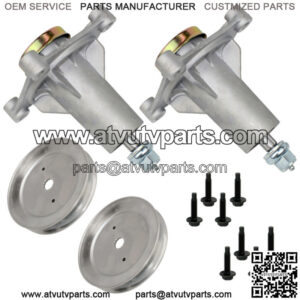 2 Spindle Assembly Pulley for Husqvarna CTH164T CTH173 CTH174 CTH184T 194 19530