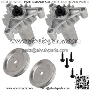 2 Spindle Assembly Pulley For Poulan Pp12538 Pp12542 J Ja Pp125H38 K Ka
