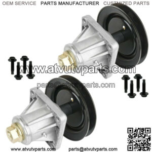 2 Spindle Assembly W/ Pulley Bolt For MTD Cub Cadet 918-04123 618-04123 285-844