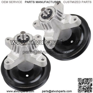 2 Spindle Assembly W/Pulley for MTD Cub Cadet RZT42" 2008-UP 918-0624 B 618-0624