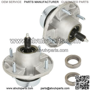 2 Spindle Assy. W/Pulley 48" For John Deere X520 X530 X534 X540 X590 X710 X730