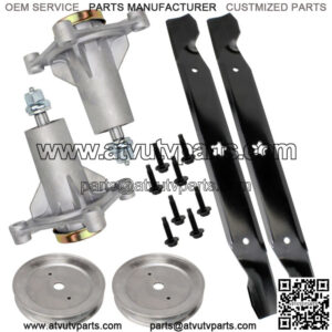 2 Spindle Pulley Blade for Husqvarna GLS2748 2754 CT126 153 154 CTH126 163T