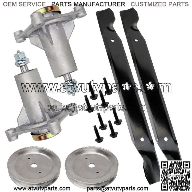 2 Spindle Pulley Blade for Husqvarna LGT2654 LGTH22V48 2454 24V54 LOGTH2448