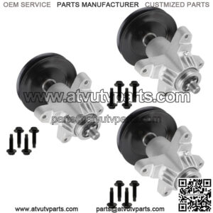 3 Set Spindle Assembly W/Pulley for MTD Cub Cadet 618-0671D 618-0671B 618-0671A