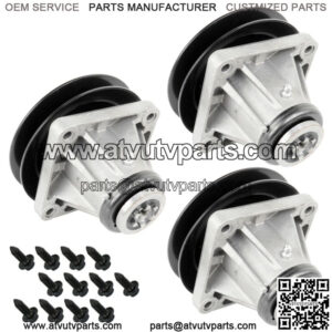 3 Spindle Assembly W/Pulley Bolt For MTD 618-0116A 618-0116B 918-0116C 918-0116B