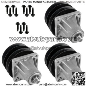 3 Spindle Assembly W/Pulley Bolt For MTD Cub Cadet 918-0241B 918-0431B 285-112