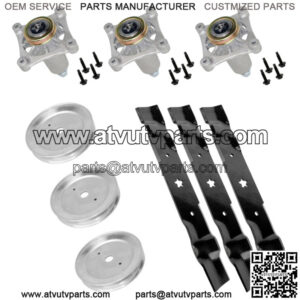 54" Deck Spindle Pulley Blade Rebuild Kit for Husqvarna GT2254 54" Deck