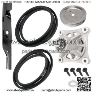 Deck Spindle Pulley Blade Belt For Husqvarna YTH2548 YTH2748 Ytkh1848 XPa XPb Xc