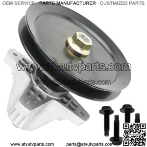 Spindle Assembly W/Pulley Bolt For Troy Bilt MTD 618-05078 918-05078 918-0507A