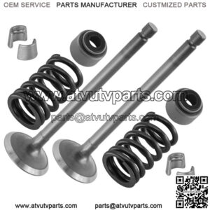 2x Exhaust Valve Kit for Yamaha 28P-12121-00-00 5VK-12113-00-00 5H0-12119-00-00