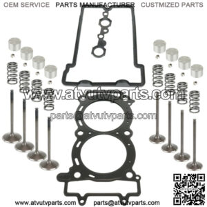 Cylinder Head Intake Exhaust Valve Kit for Polaris RZR 900 2014