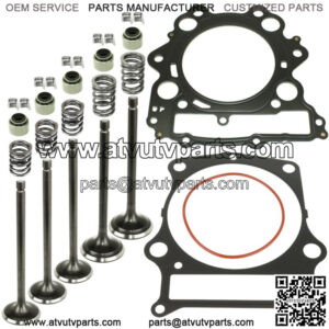 Cylinder Intake Exhaust Valve Kit for Yamaha Grizzly 660 YFM660F 4X4 2002-2008