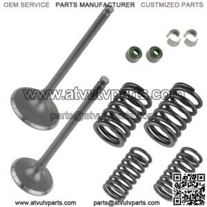 Valve Intake & Exhaust w/ Gaskets Kit for Honda Rancher TRX420 FE TE FM TM 07-08