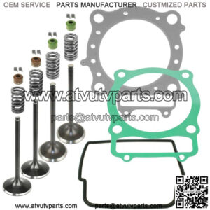 Cylinder Intake Exhaust Valve Gasket Kit for Honda TRX450ER 2006-2014