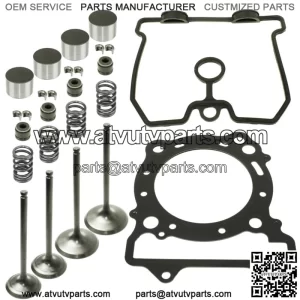 Cylinder Head Valve Gasket Kit for Suzuki LT-Z400 Quadsport Z400 2X4 2003-2014