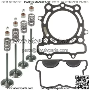 Cylinder Intake Exhaust Gasket Valve Kit for Kawasaki KX250F 2009-2016