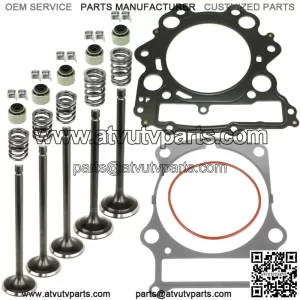 Cylinder Intake Exhaust Valve Kit for Yamaha Raptor 660R YFM660R 4X4 2001-2005