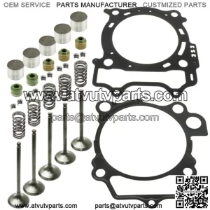 Cylinder Intake Exhaust Valve Gasket Kit for Yamaha YFZ450R YFZ450X 2009-2013