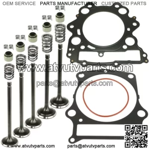 Cylinder Intake Exhaust Valve Kit for Yamaha Rhino 660 YXR660Fa 4X4 2004-2007