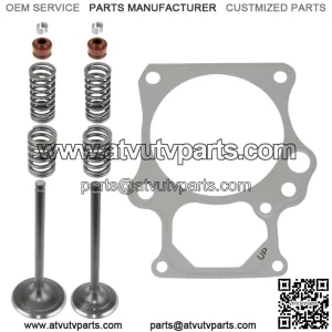 Cylinder Intake Exhaust Valve Kit for Honda TRX420FM Rancher 420 4X4 2009 - 2020