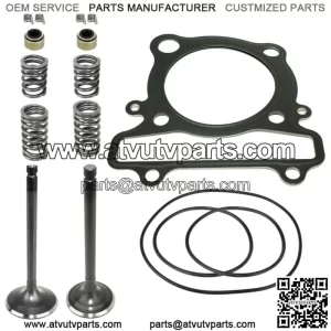 Cylinder Intake Exhaust Valve Gasket Kit for Yamaha Raptor 350 YFM350R 2004-13