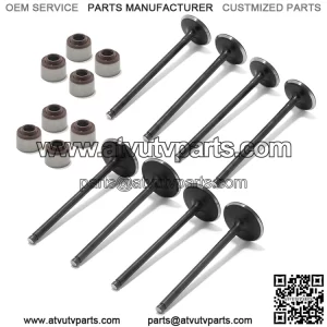 Intake Exhaust Valves & Seals Kit For Kawasaki Brute Force 650 750 / TERYX / KFX700 / Prairie 650 700