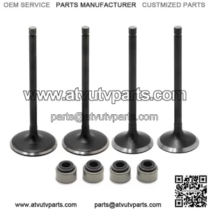 Intake Exhaust Valves & Seals Kit For Yamaha Raptor 700 / Rhino 700 / Viking 700 / Kodiak 700 / Grizzly 700
