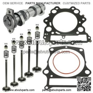 Camshaft and Cylinder Head Valve Gasket Kit for Yamaha Rhino 660 YXR660F 2004-07 (For: 2006 Yamaha Rhino 660)