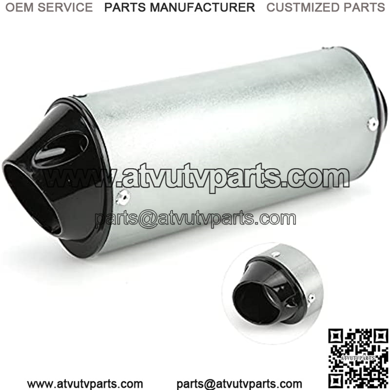 Facaing 38mm Exhaust Pipe Clamp Fit for 50cc 110 125cc Quad Dirt Pit Bike ATV Silver - Image 4