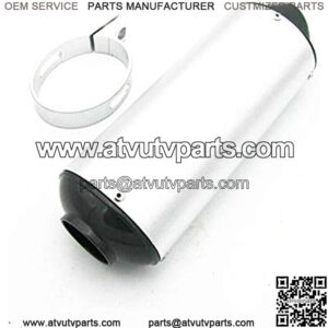 Facaing 38mm Exhaust Pipe Clamp Fit for 50cc 110 125cc Quad Dirt Pit Bike ATV Silver