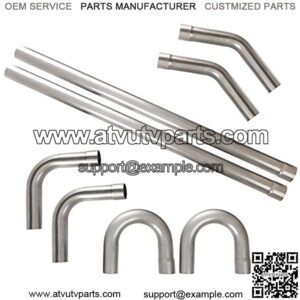 3 Custom Exhaust Kit 16PCS (2 BOX) Mild Steel Tubing Mandrel Bend Pipe Straight & U-Bend Universal