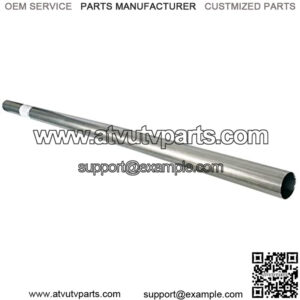 ALUMINIZED STEEL STRAIGHT EXHAUST PIPE (5 FT) LONG (1.75" OD)