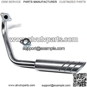 Exhaust Header for: Coleman Powersports CT200U-EX 196cc/6.5HP Gas mini bike.