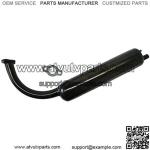 40mm Black Muffler Stock Exhaust Pipe for 49cc 50cc 60cc 66cc 80cc Motorized Bicycle 2-Stroke