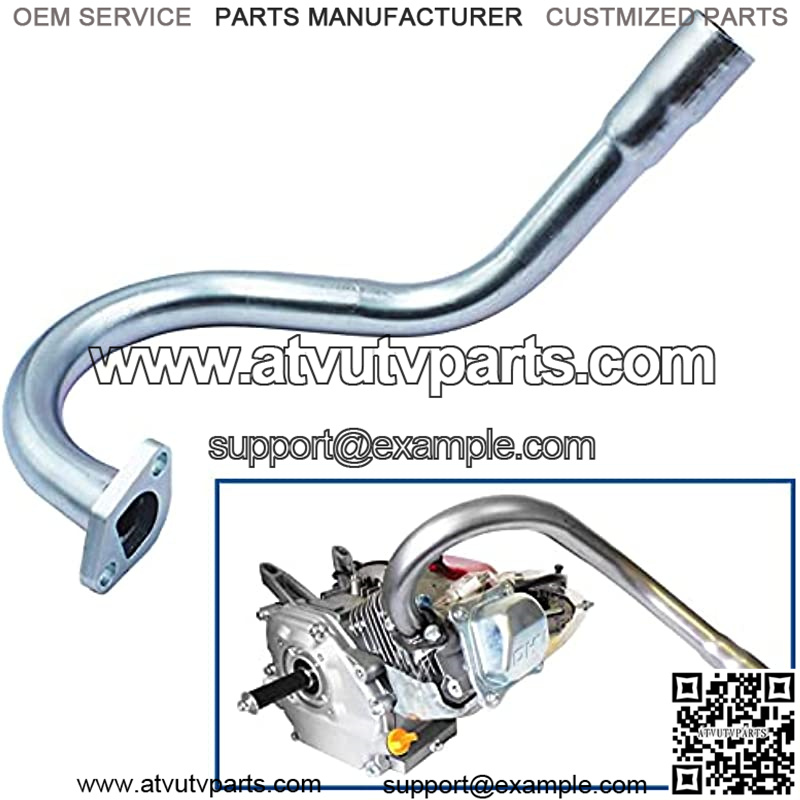 Exhaust Header Pipe Compatible with Predator 212CC Hemi & Non-Hemi