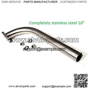 Stainless Steel Exhaust Pipe for: Predator 212cc, Honda GX160 GX200