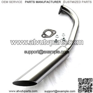 Exhaust Header for: Mega Moto 212cc, Coleman RB200 Gas Powered Mini Bike.