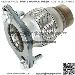 Exhaust Repair Pipe with Flange Replacement Kit for Taurus 3.0L 00-07 Mercury Sable 3.0L 00-05