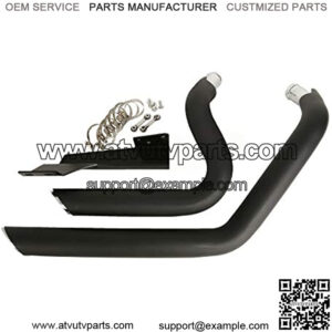 Staggered Shortshot Exhaust Pipes Fits For Harley Sportster Iron 883 XL1200 2004-2013