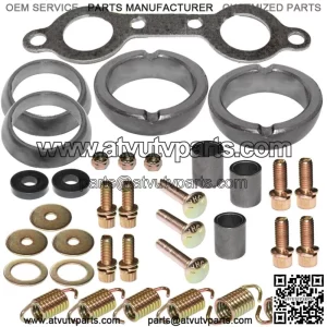 Exhaust Muffler Kit for Polaris Sportsman X2 800 EFI 2007 2008 2009